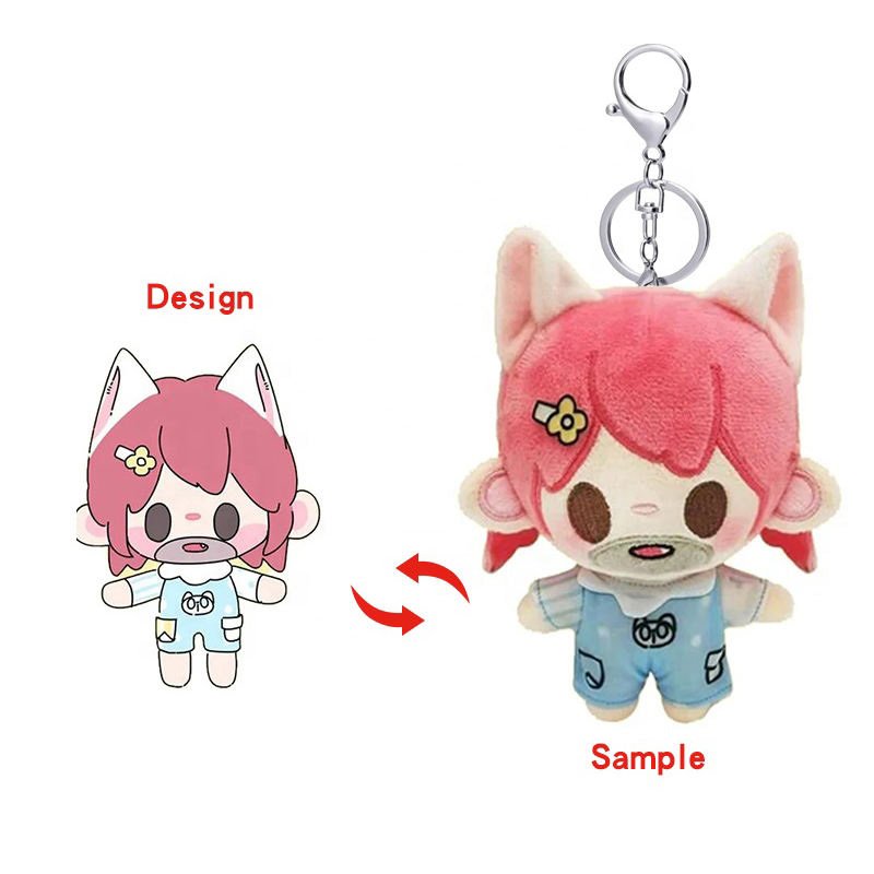 Custom Plush Keychain